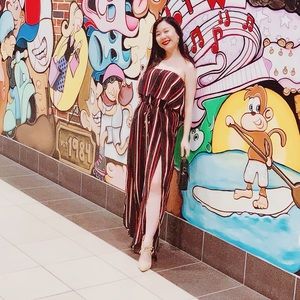 High splits jumpsuit